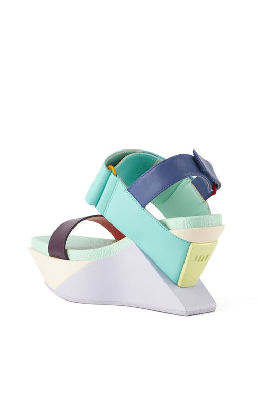 United Nude Delta Wedge Sandal In Multi