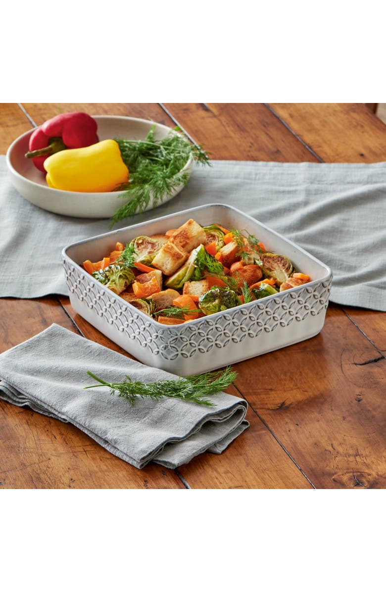 tag Bistro Square Baker Grey Baking Dish Oven Safe 9 Inch, Alternate, color, Grey