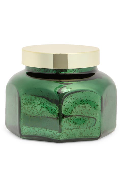 White Birch Octagonal Glass Jar Candle