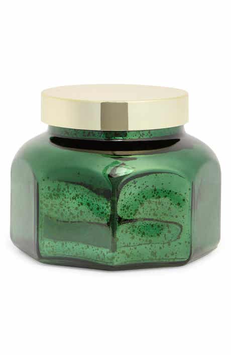 PORTOFINO CANDLES White Birch Octagonal Glass Jar Candle