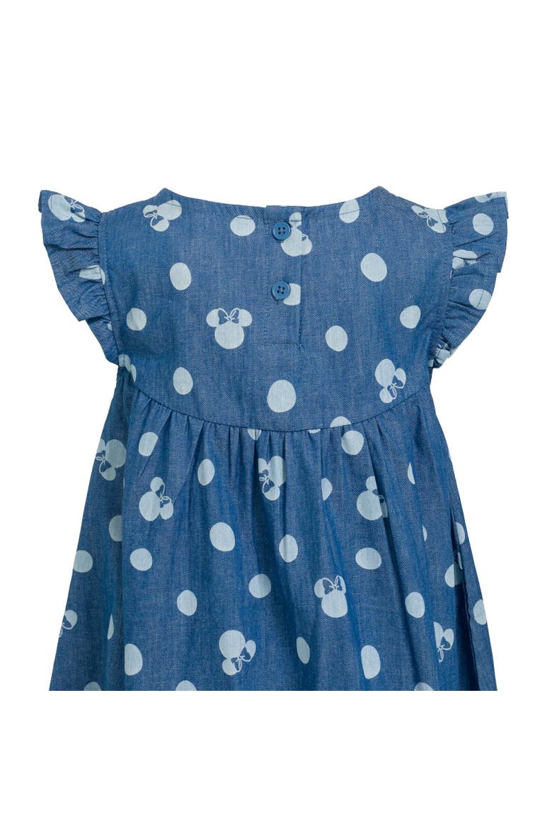 Minnie Mouse Sleeveless Chambray Dress, Alternate, color, Blue