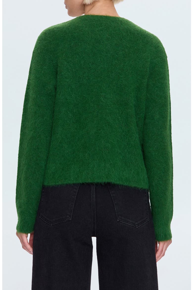 Kit V-Neck Sweater, Alternate, color, WINTER GREEN