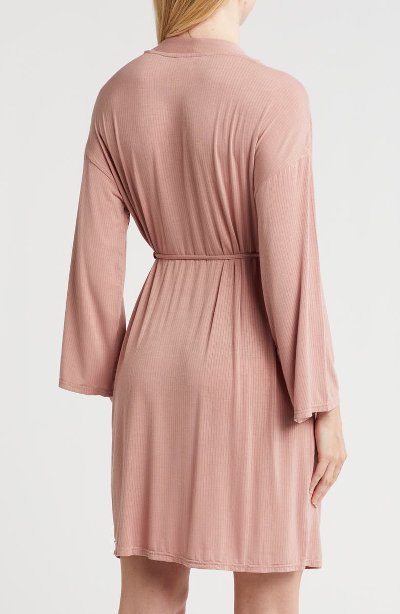 Danskin Rib Jersey Chemise & Wrap Set, Alternate, color,