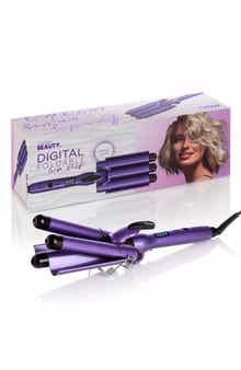 CORTEX BEAUTY Digital Wave Maker - 1-Inch Foldable Three-Barrel Waver