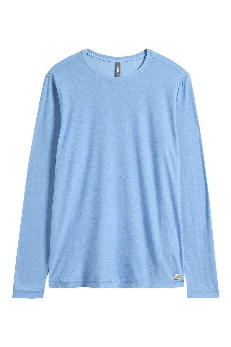 Long Sleeve Strato Tech Tee, Alternate, color, ISLE BLUE HEATHER