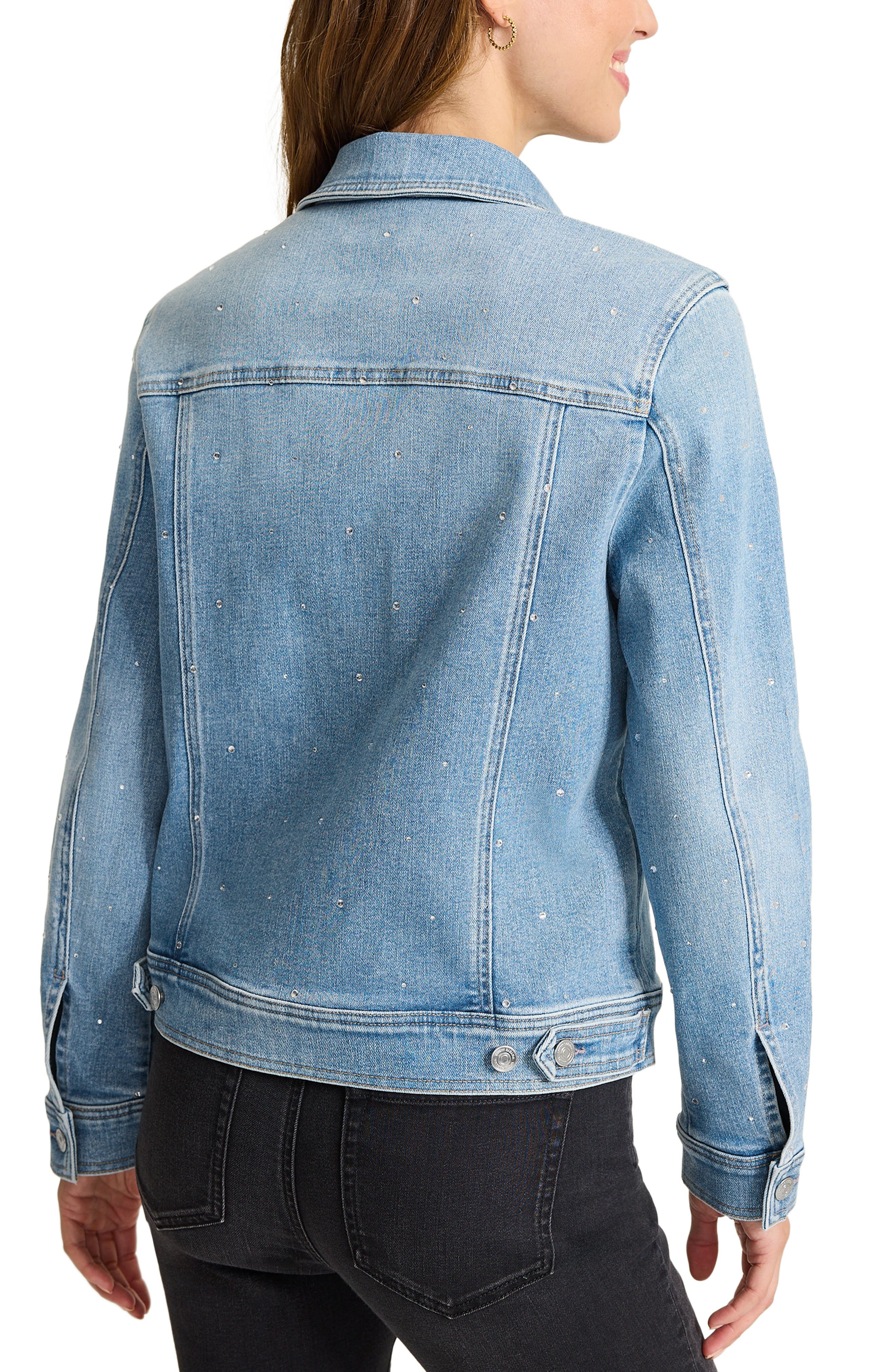 Tommy Bahama Sparkle Classic Denim Jacket (Women) | Nordstrom