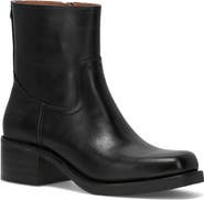 FRYE AND CO Miranda Low Zip Faux Leather Bootie