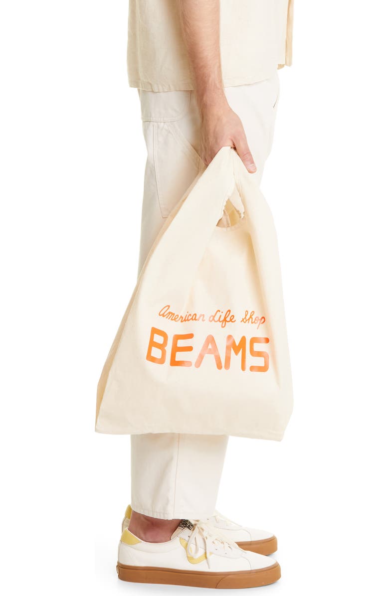 BEAMS Plus Logo Tote, Alternate, color,