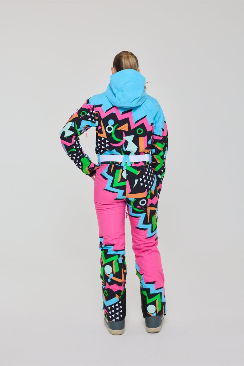 Nutscracker 2.0 Women's Ski Suit, Alternate, color, Black with neon pink