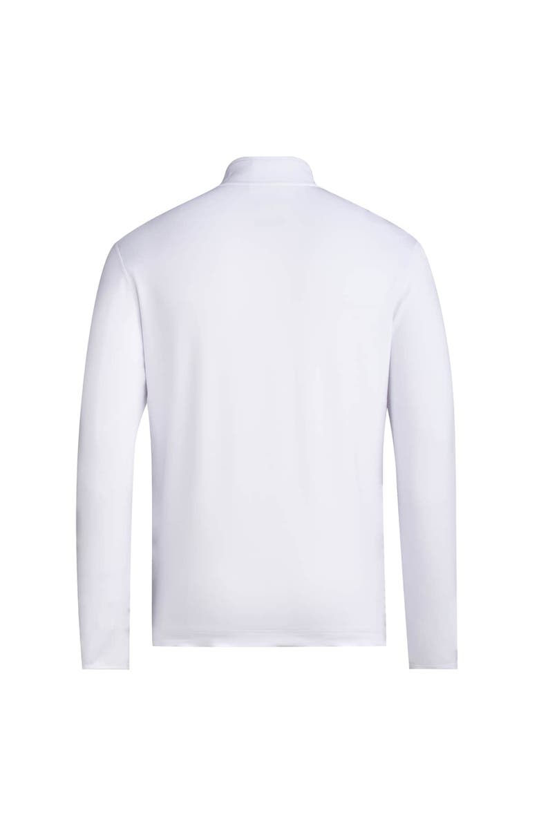 adidas Men's adidas White Nebraska Huskers Wear Pink Quarter-Zip Pullover, Alternate, color, White