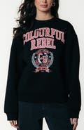 Colourful Rebel CR Varsity Relaxed Sweat