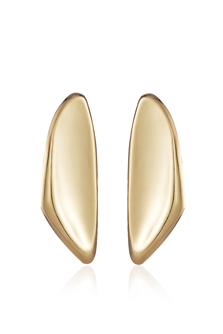 Luna Gold Earrings, Main, color, Gold