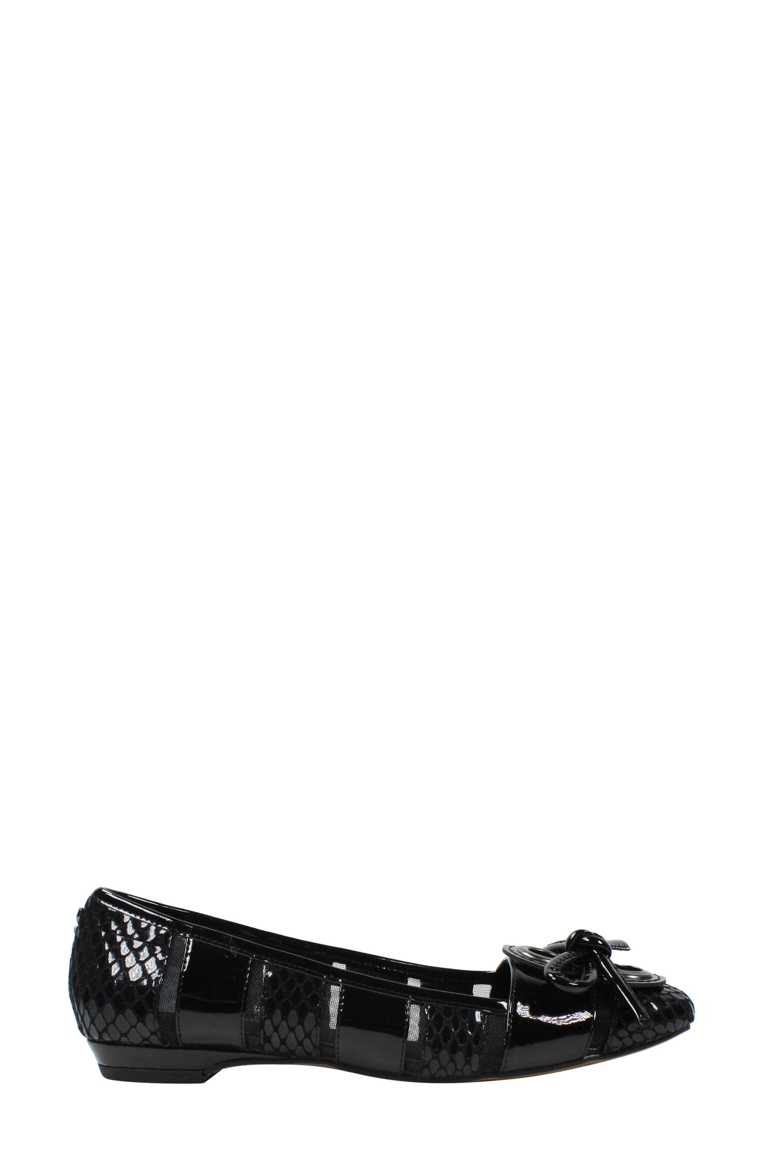 'Edie' Skimmer Flat, Alternate, color, BLACK SNAKE PRINT MULTI