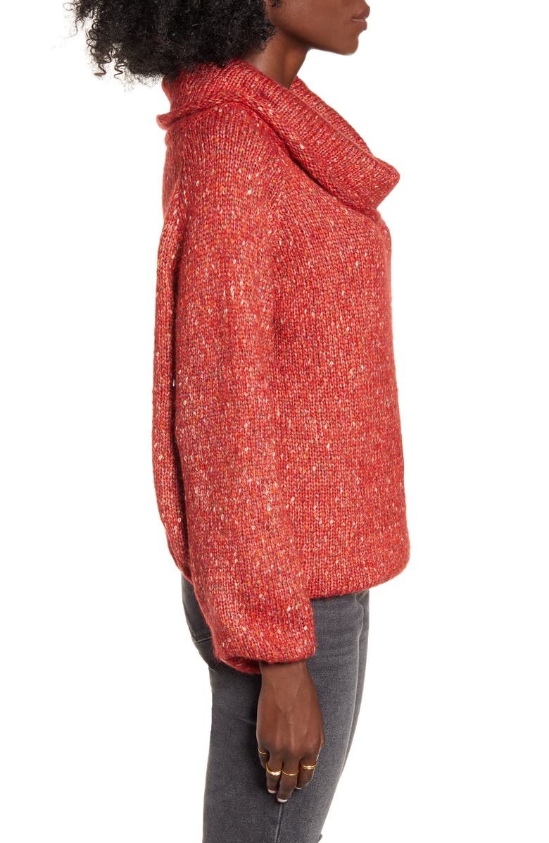 Dreamers by Debut Cowl Neck Sweater, Alternate, color,