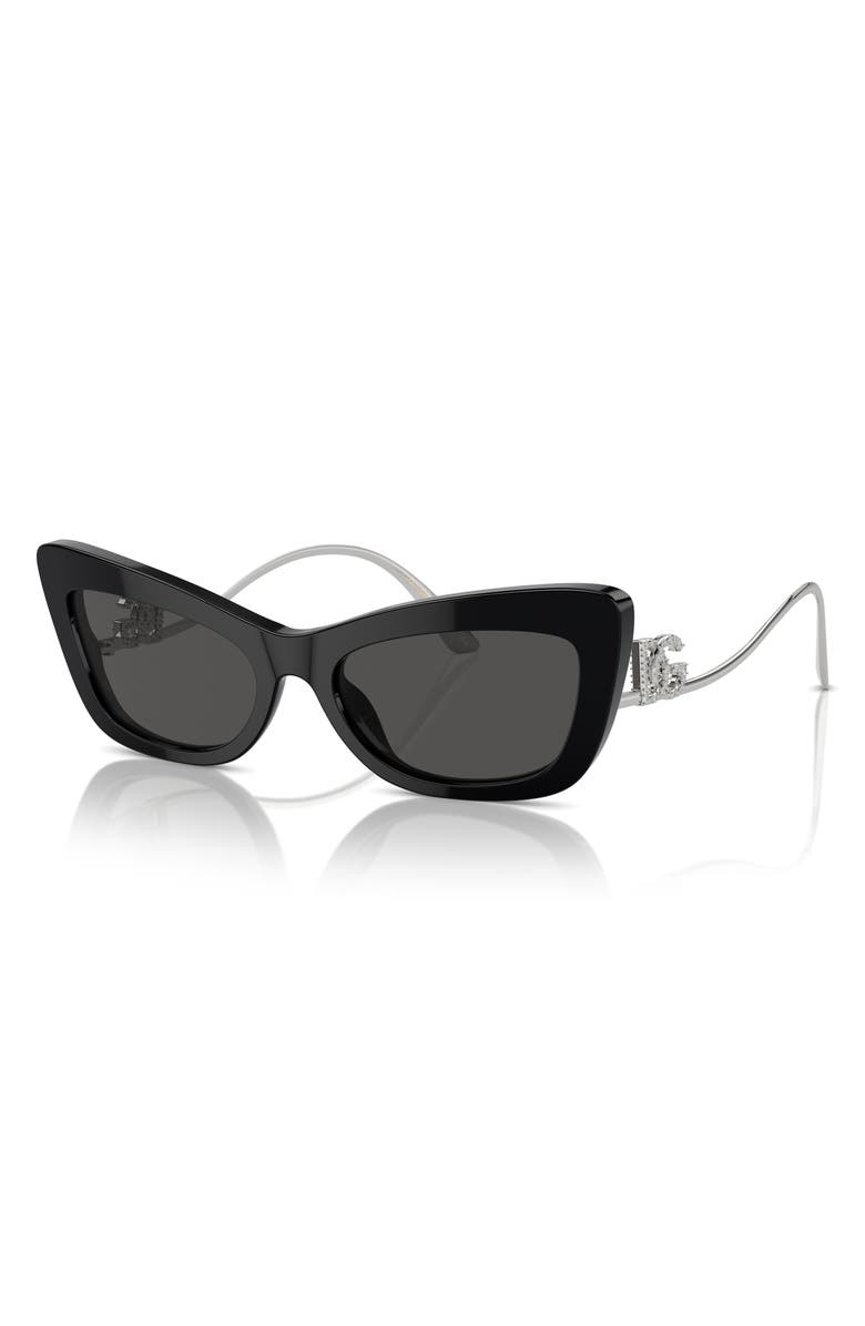 Dolce&Gabbana 55mm Cat Eye Sunglasses, Alternate, color, 