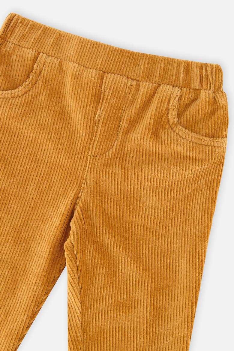 Stretch Velour Heart Pocket Elastic Waist Treggings, Alternate, color, Yellow