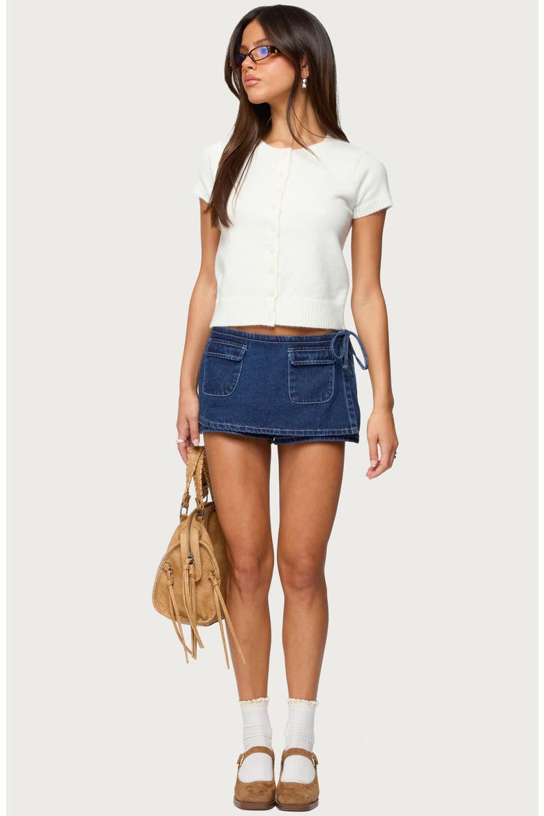Coreen Knit Crop Top, Alternate, color, WHITE