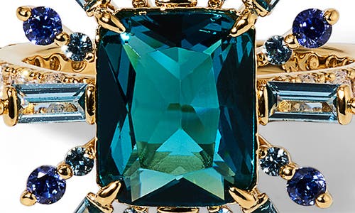 Nadri Stellar Halo Ring In Green