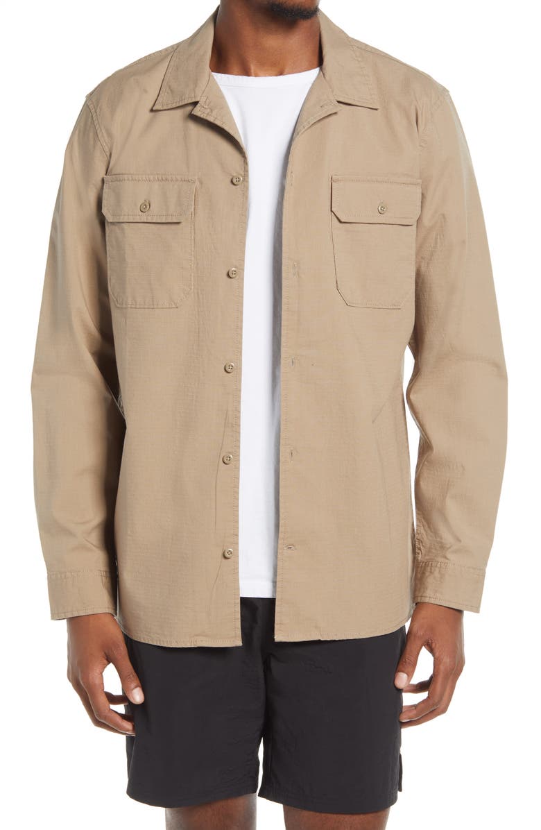 BP. Long Sleeve Utility Shirt, Main, color,