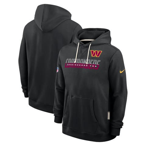 Men's Nike Black Washington Commanders Sideline Standard Issue Top Prospect Dri-FIT Hoodie