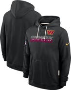 Nike Men's Nike Black Washington Commanders Sideline Standard Issue Top Prospect Dri-FIT Hoodie