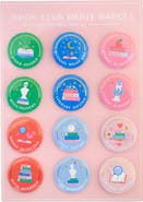 Jollity & Co. Book Club Pinback Merit Badges