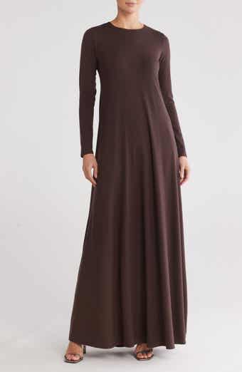 GO COUTURE Long Sleeve Maxi Dress