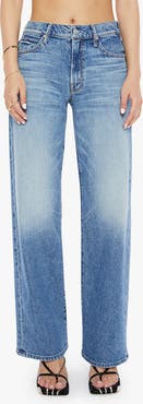 MOTHER Lil' Tunnel Vision Sneak Wide Leg Jeans