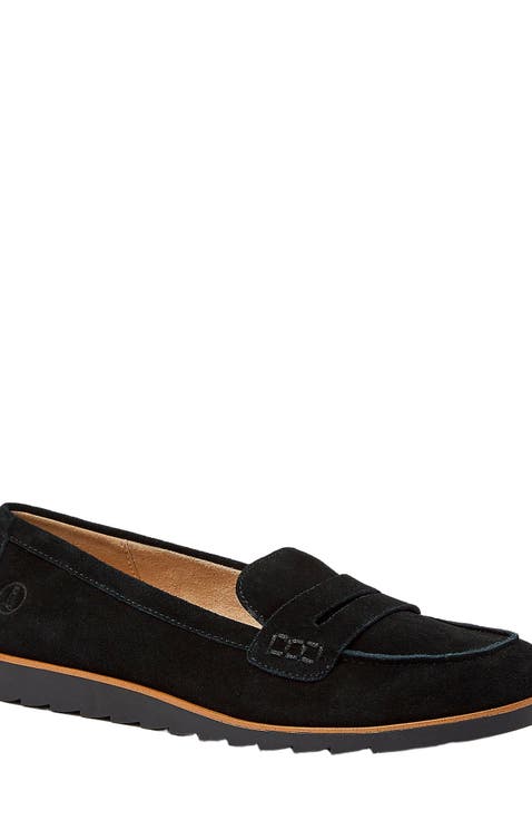 Comfort Lug Sole Suede Loafers