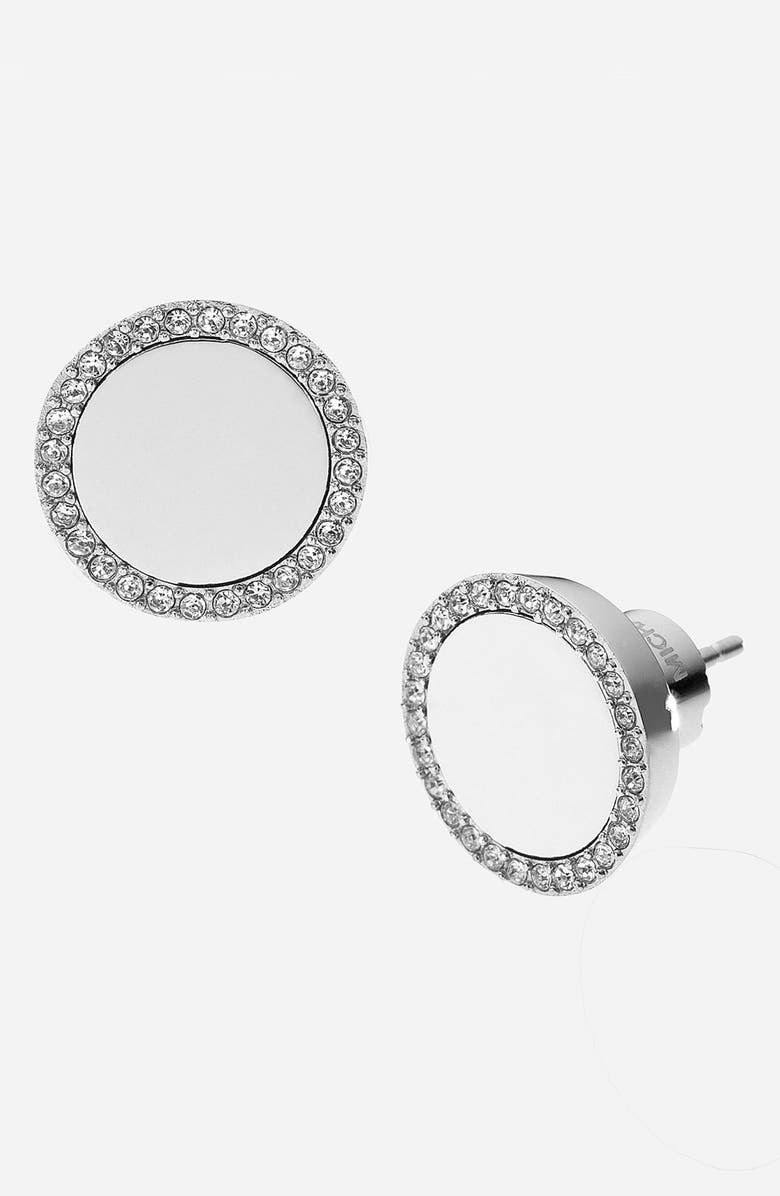 MICHAEL Michael Kors Michael Kors 'Brilliance' Stud Earrings, Main, color, 