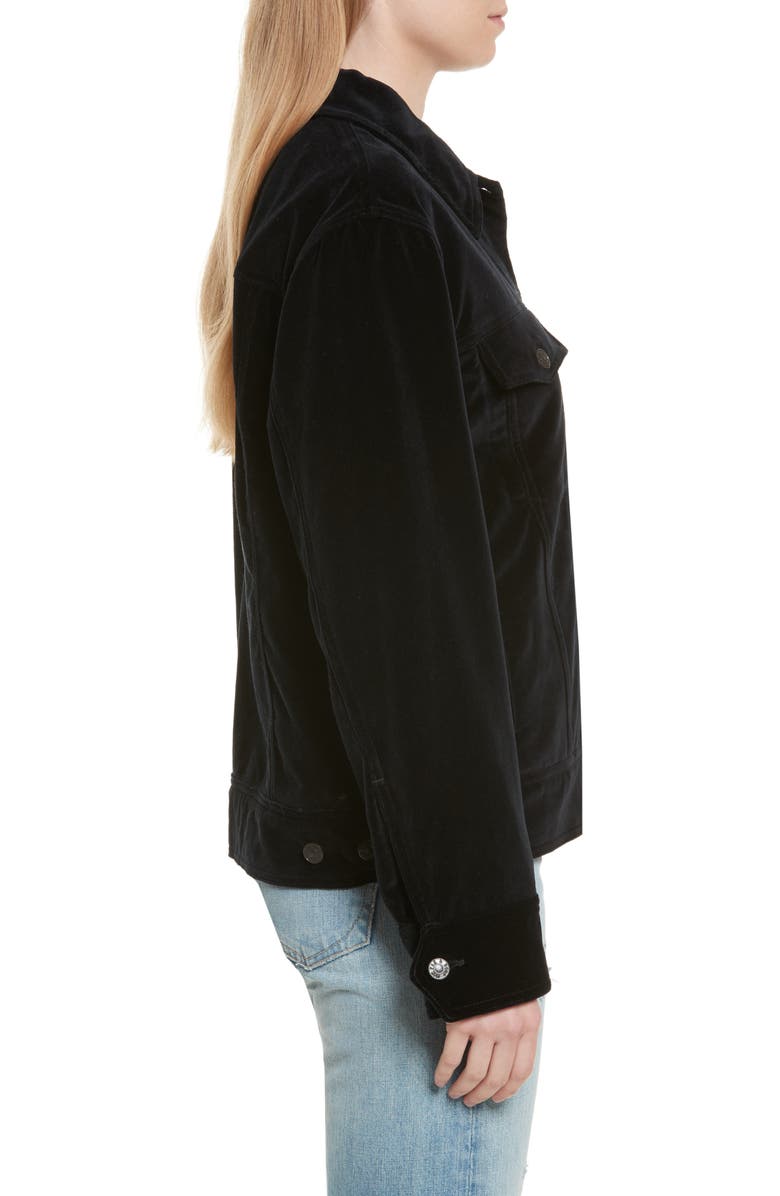 rag & bone/JEAN Oversize Velvet Jacket, Alternate, color,
