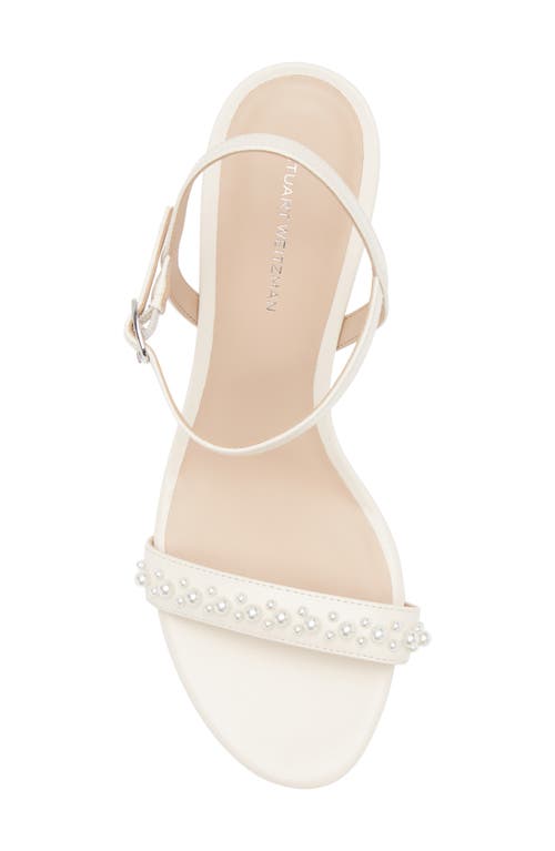 Stuart Weitzman Dancer Sandal In Chalk