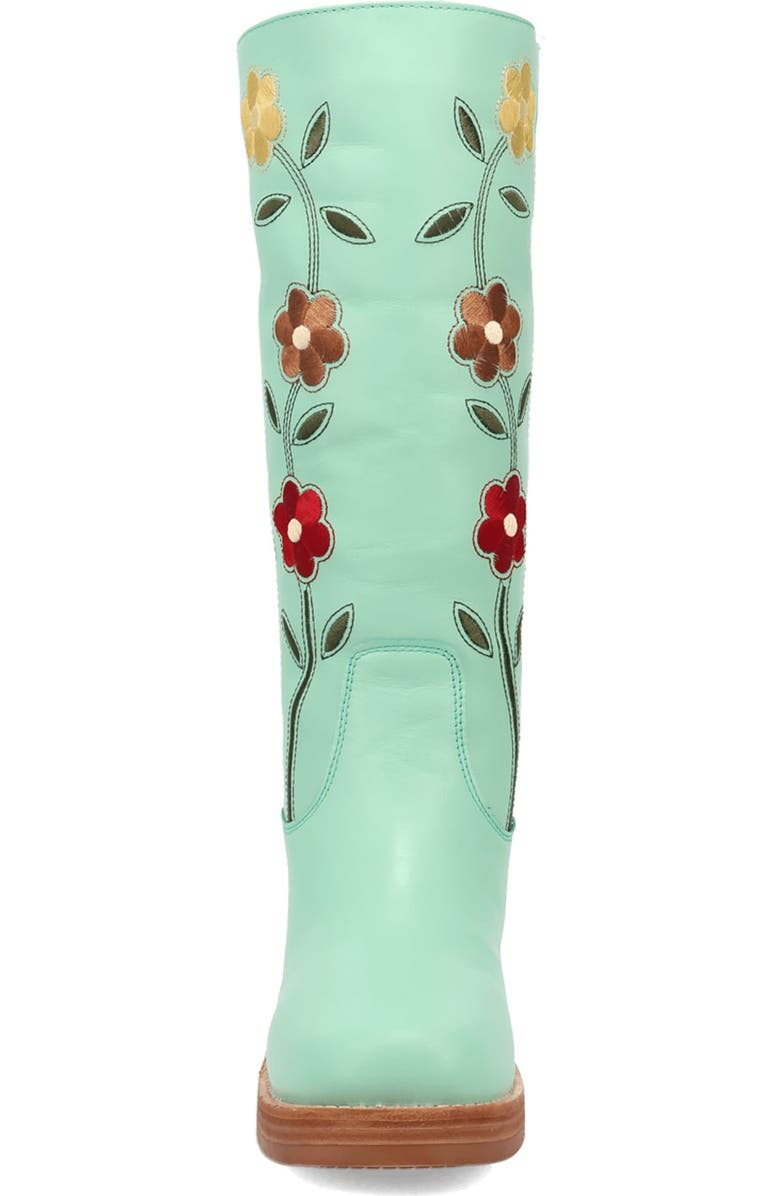 Dingo Bloom Embroidered Boot, Alternate, color, Mint