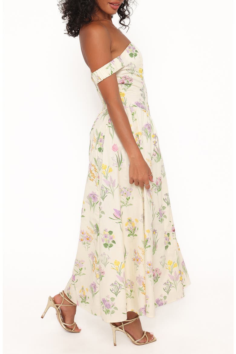 Larni Off the Shoulder Maxi Dress, Alternate, color, LAVENDER MULTI