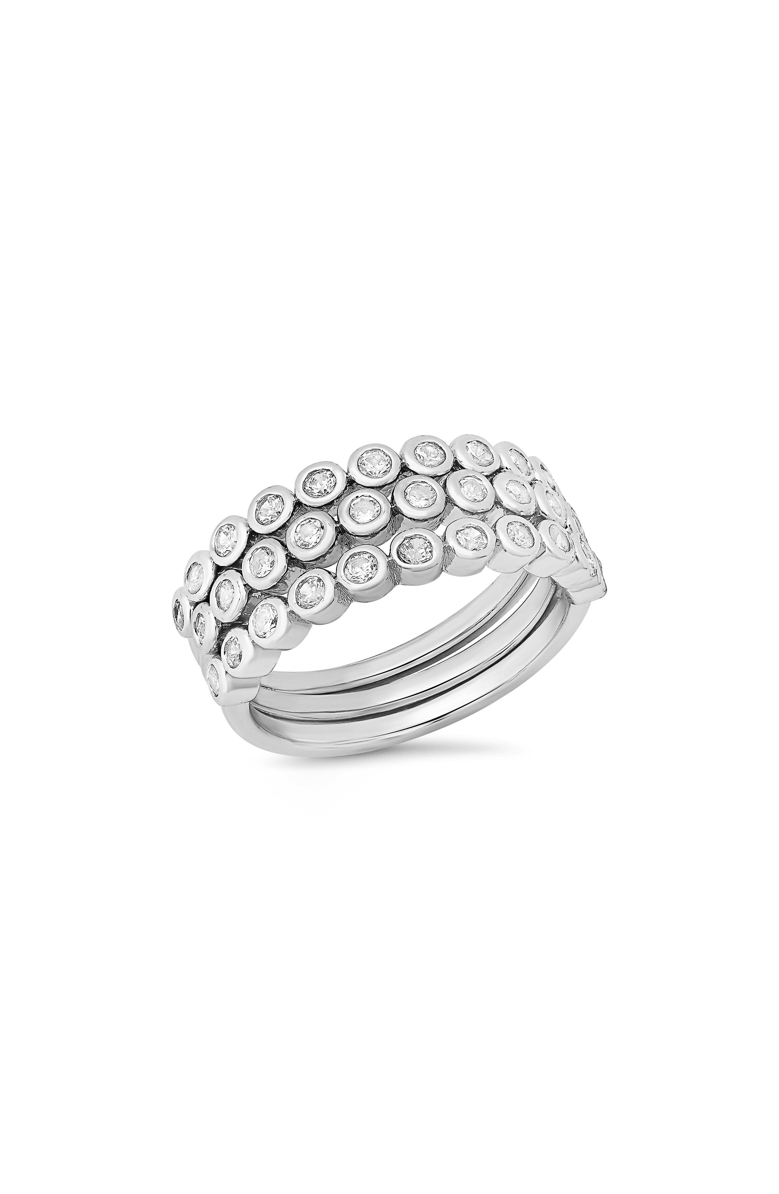 HMY JEWELRY Simulated Diamond Band Ring