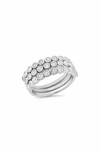 HMY JEWELRY Simulated Diamond Band Ring