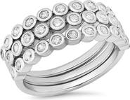 HMY JEWELRY Simulated Diamond Band Ring