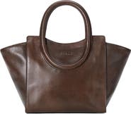STAUD Mini Maude Leather Tote