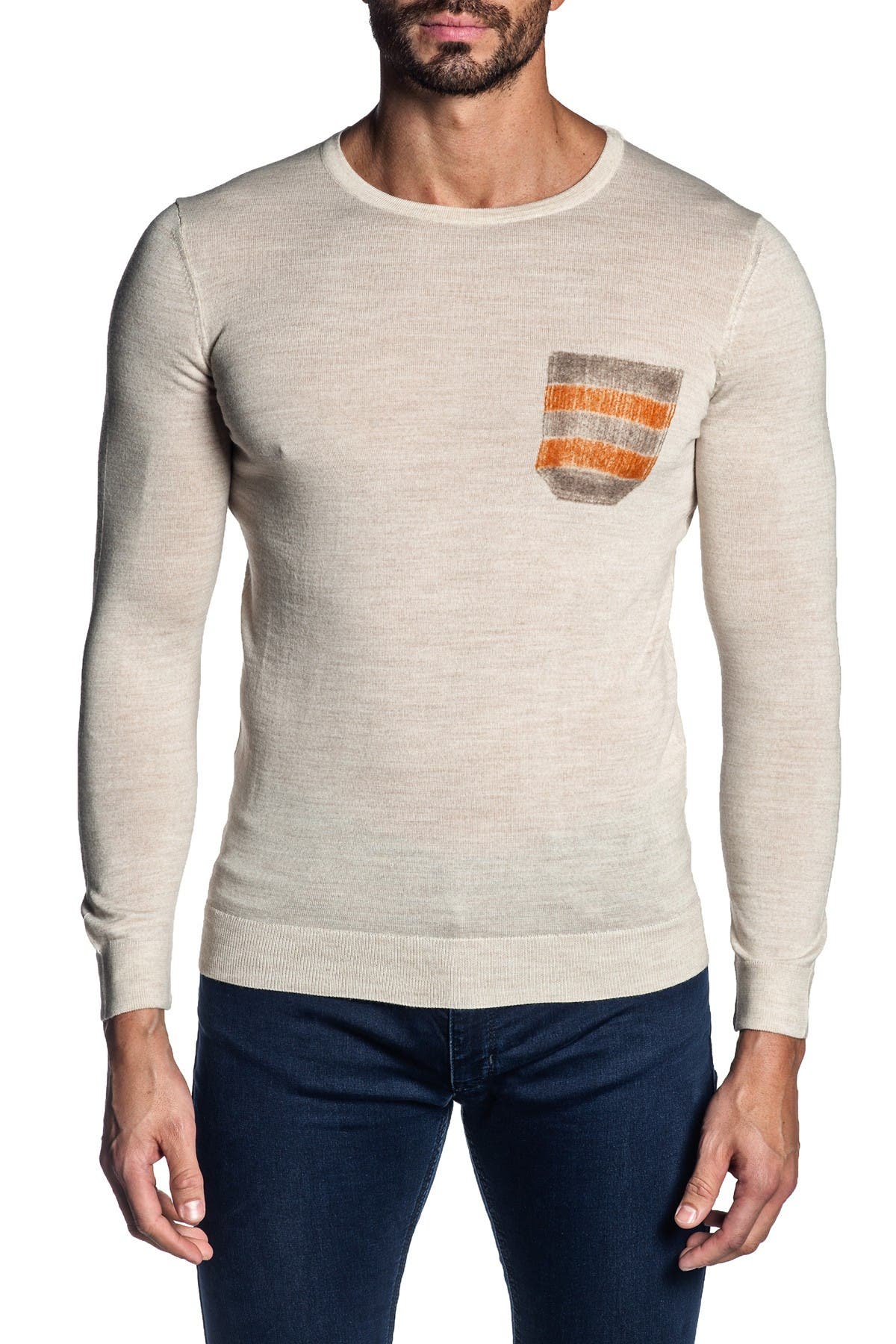 Jared Lang Crew Neck Pullover Sweater (Men) | Nordstromrack