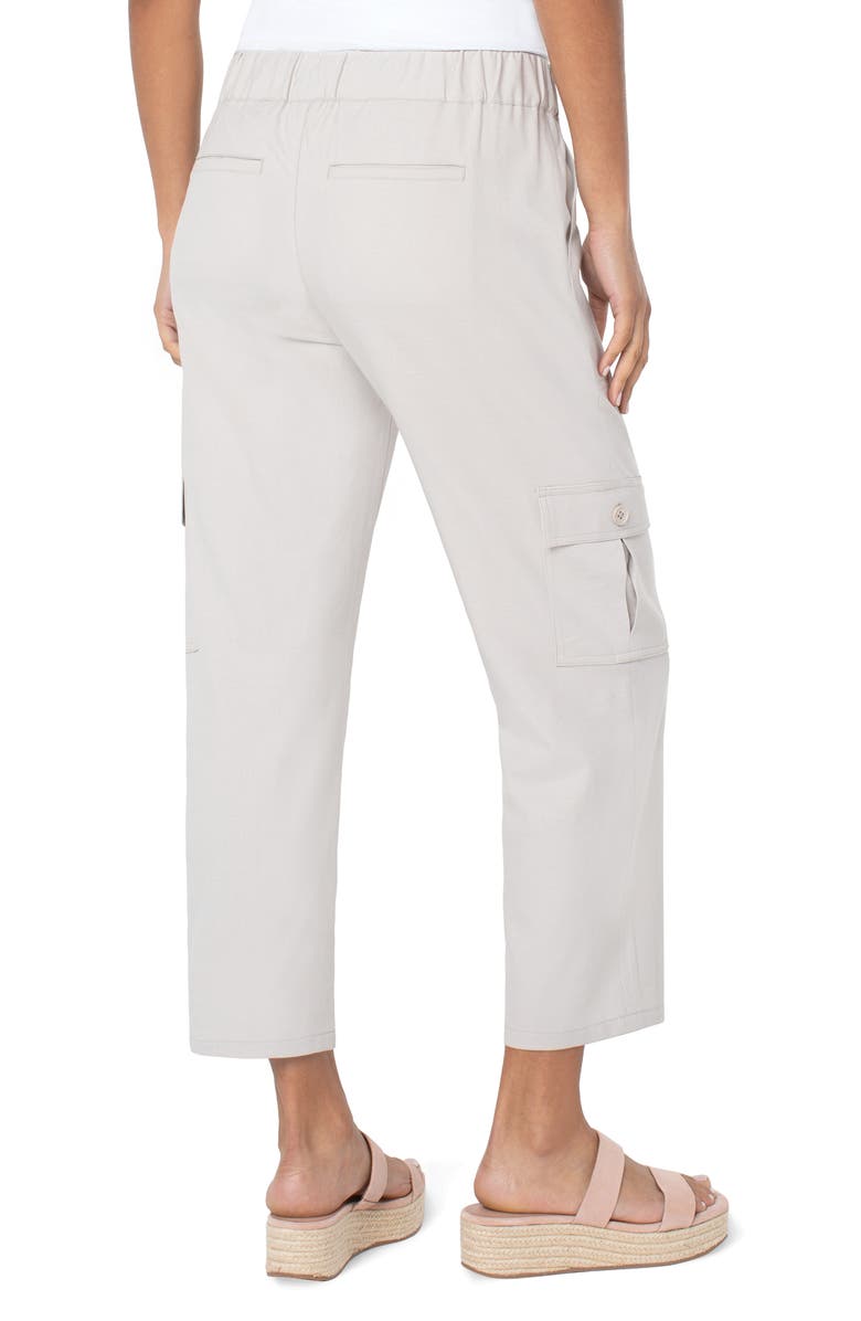 Liverpool Los Angeles Crop Cargo Pants, Alternate, color, 