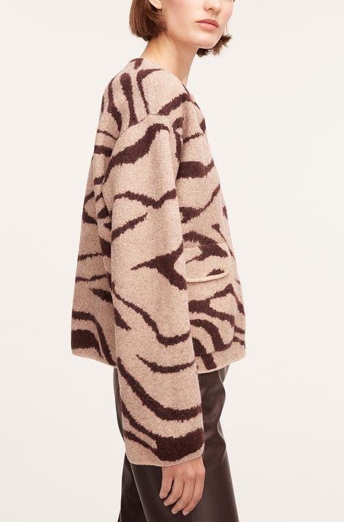 REBECCA TAYLOR REBECCA TAYLOR ZEBRA JACQUARD CROPPED JACKET 