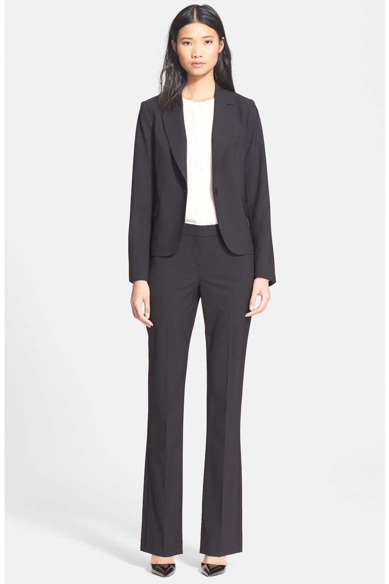 'Custom Gabe' Blazer, Main, color, BLACK