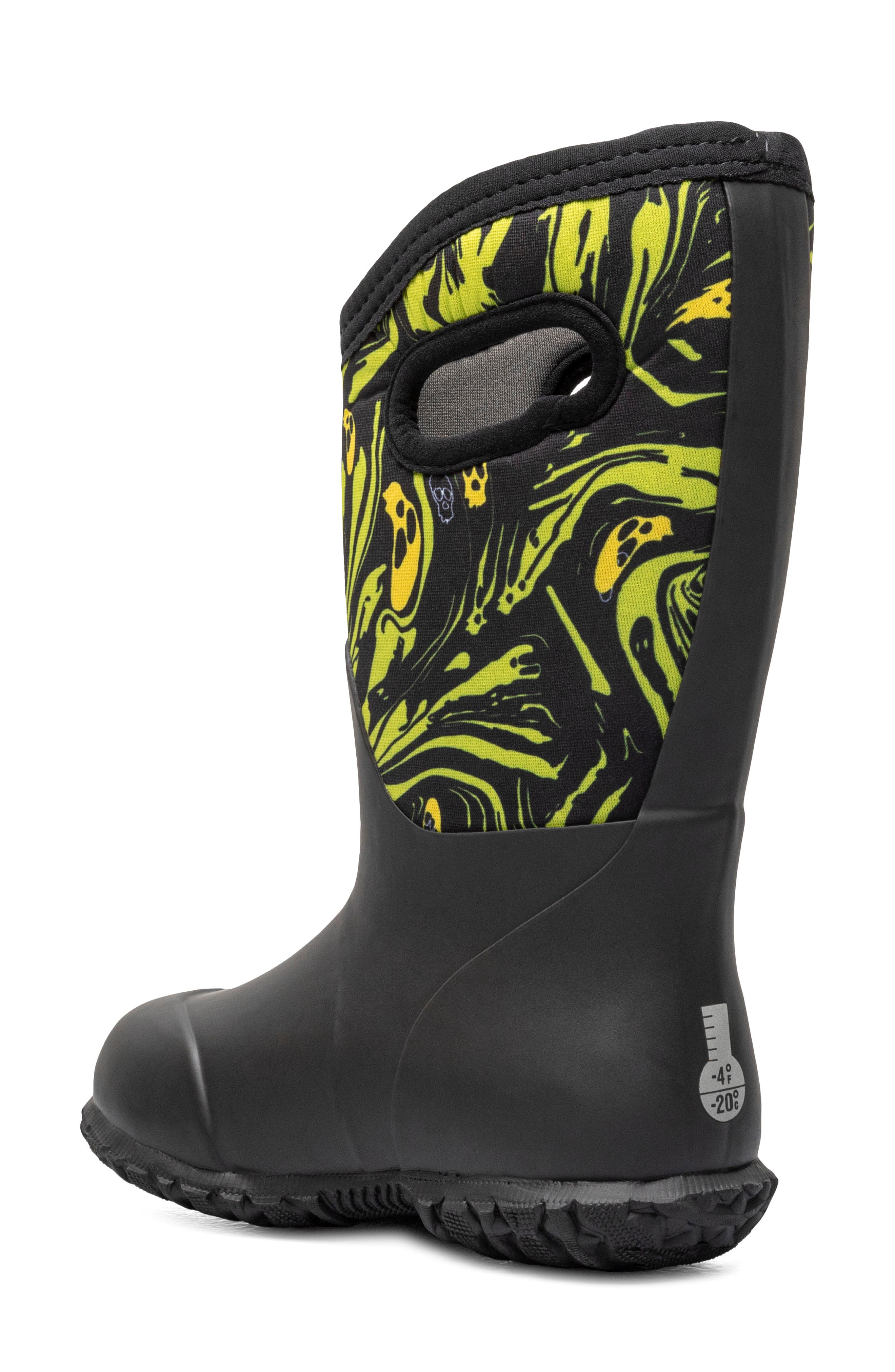 Bogs Kids' York Spooky Waterproof Rain Boot, Alternate, color, 