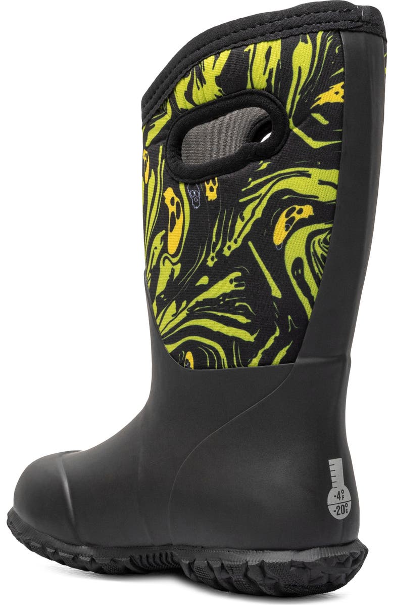 Bogs Kids' York Spooky Waterproof Rain Boot, Alternate, color,