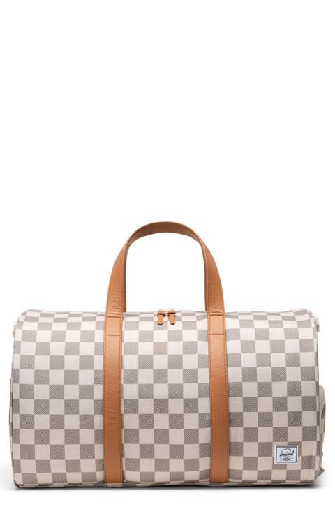 Novel Checkerboard Duffle Bag