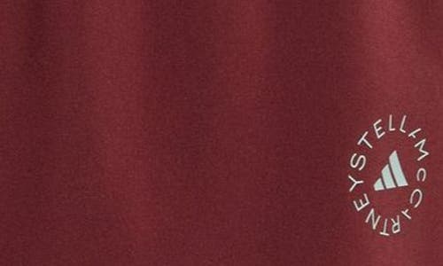 Adidas By Stella Mccartney Truepace 2-in-1 Running Shorts In Burgundy