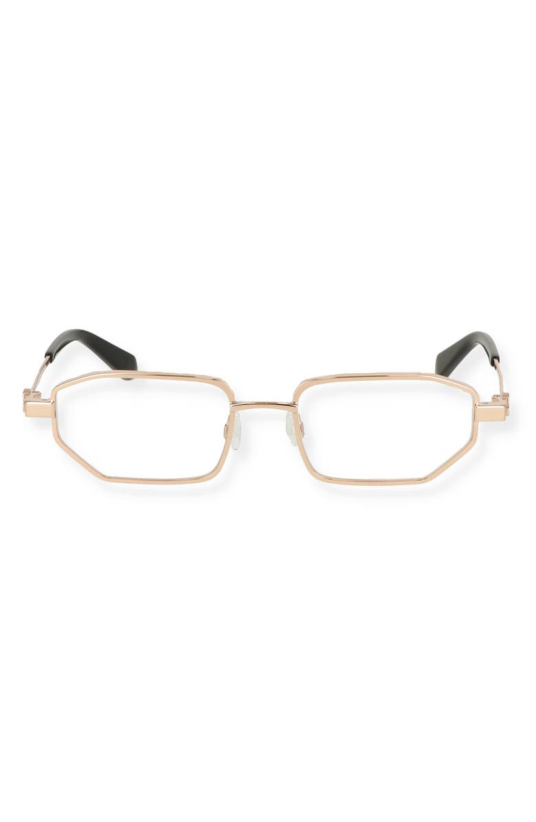 Off-White 53mm Geometric Optical Frames, Main, color, 