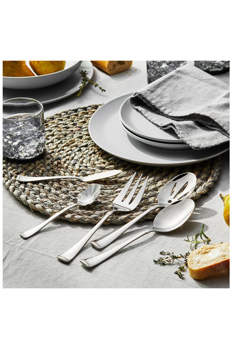 Angelico 45-Piece Flatware Set, Alternate, color, STAINLESS STEEL
