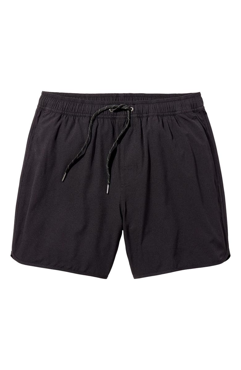 Fair Harbor The Anchor Swim Trunks, Alternate, color, Black
