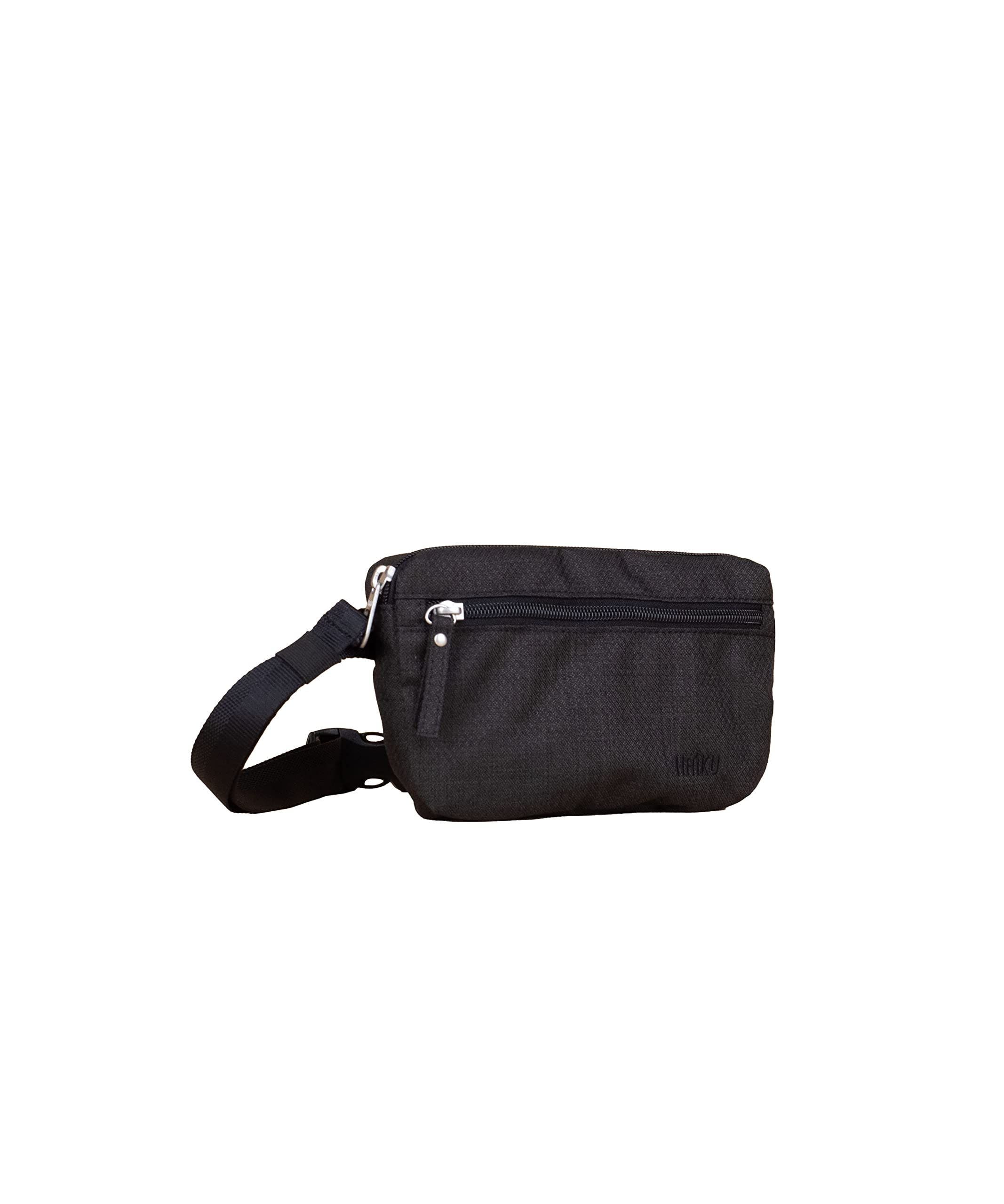 HAIKU Hopper waistpack or crossbody sling, Alternate, color, Black In Bloom